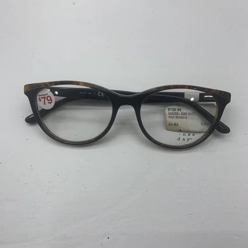 A New Day OA32091 Womens Brown Black Tortoise Eyeglass Frames Size 51-17-140