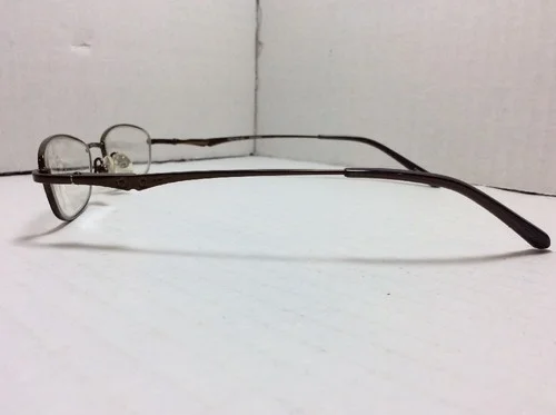 Abilene Eyeglasses FRAME Designer Brown 50 [] 16 140 Rare Designer 2