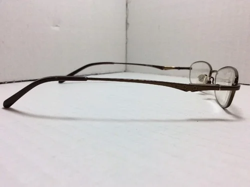 Abilene Eyeglasses FRAME Designer Brown 50 [] 16 140 Rare Designer 3