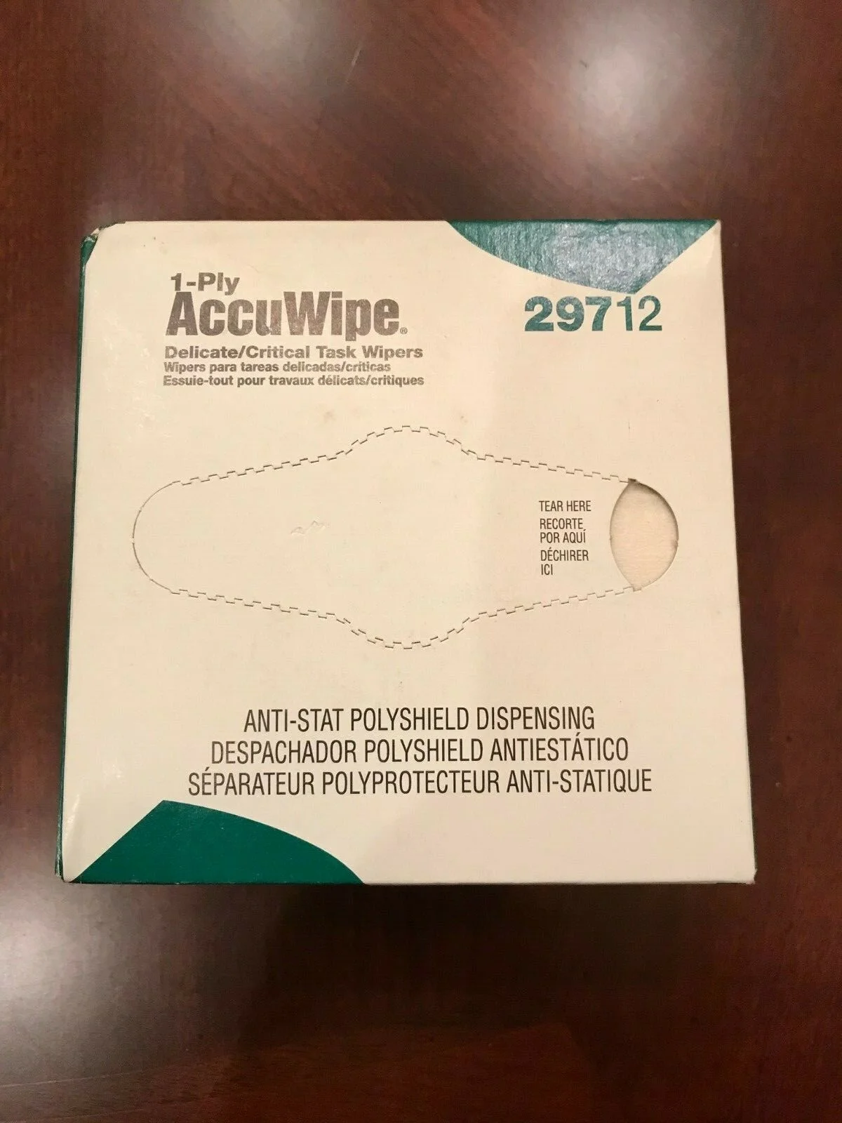 AccuWipe Eyeglass Delicate/Critical Task Wipers 280 1-Ply Wipers 29712