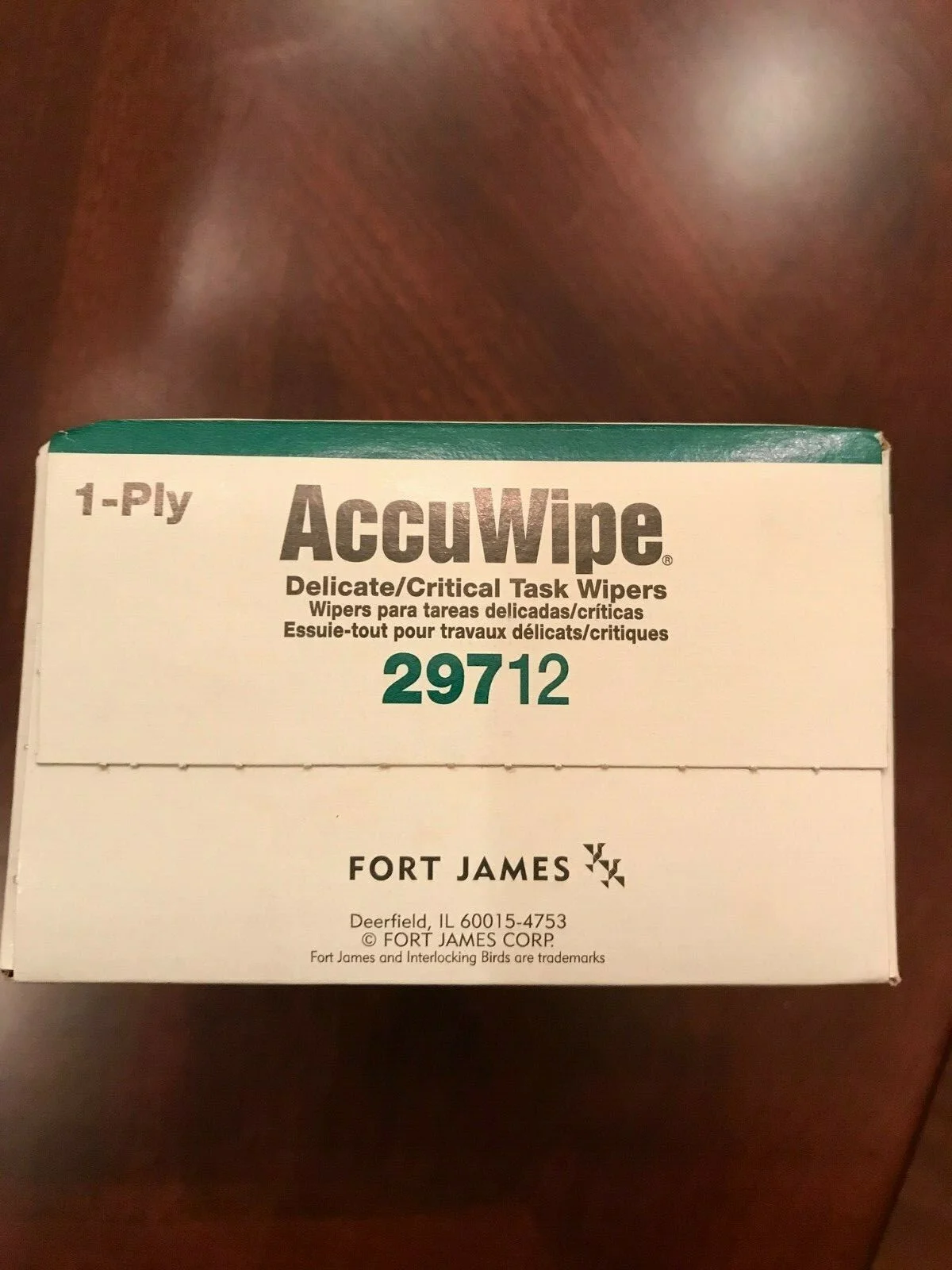 AccuWipe Eyeglass Delicate/Critical Task Wipers 280 1-Ply Wipers 29712 3