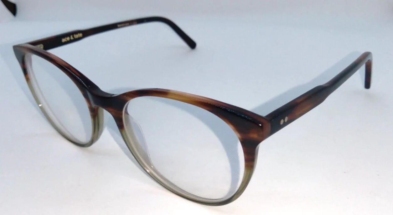 Ace & Tate LILY Eyeglass Frames Tortoise (Hunter Green) 51[]19-145 Made in Italy 2