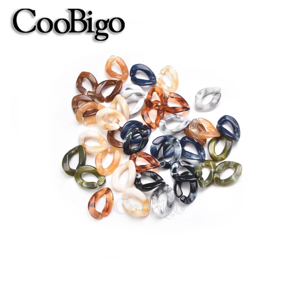 Acrylic Oval Link Curb Chains DIY Mask Lanyard Eyeglasses Chain Neck Holder 4