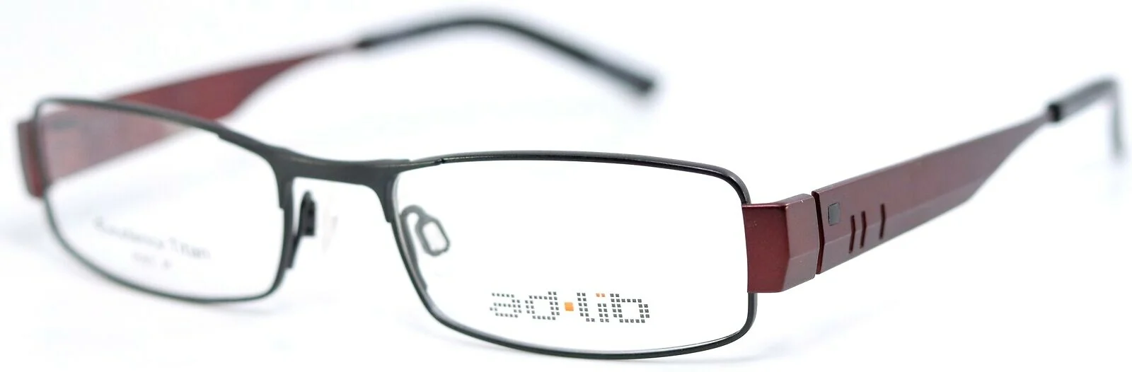 Ad.Lib by Charmant AB3101 BK Black Burgundy Mens Full Rim Eyeglasses 50-17-140