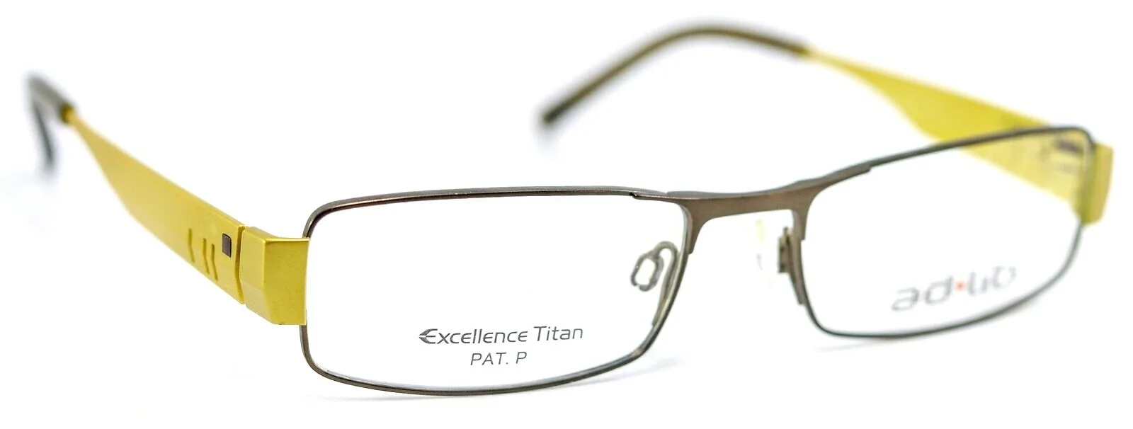 AD LIB By Charmant AB3101 KH Khaki Mens Rectangle Titanium Eyeglasses 52-17-140 3
