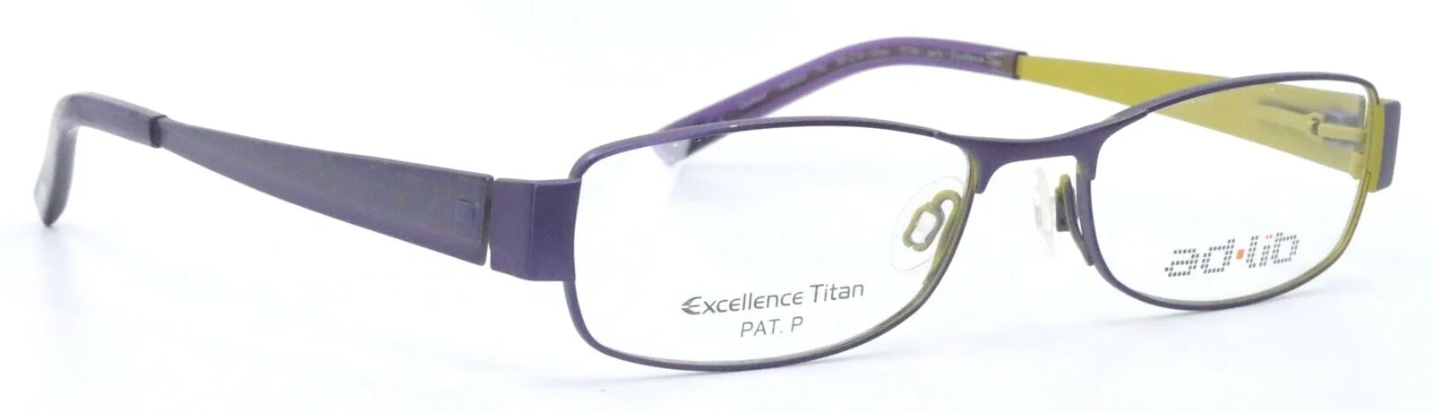 AD.LIB by Charmant AB3203 PU Purple Rectangle Titanium Eyeglasses 50-16-135 3