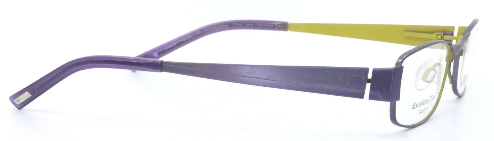 AD.LIB by Charmant AB3203 PU Purple Rectangle Titanium Eyeglasses 50-16-135 4