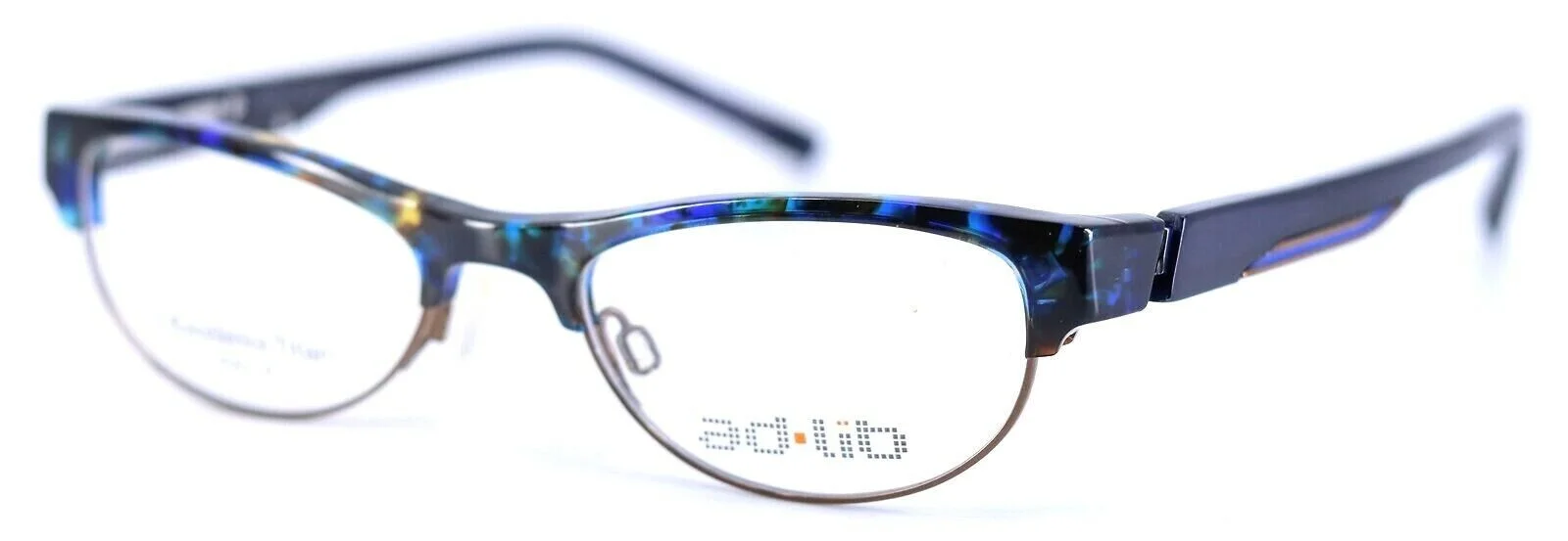 AD LIB By Charmant AB3205 BL Blue Cat Eye Womens Eyeglasses Frames 49-18-135