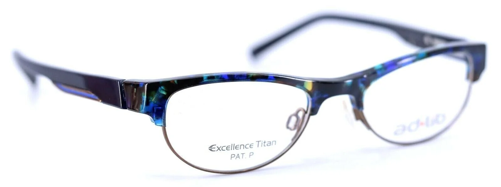 AD LIB By Charmant AB3205 BL Blue Cat Eye Womens Eyeglasses Frames 49-18-135 3