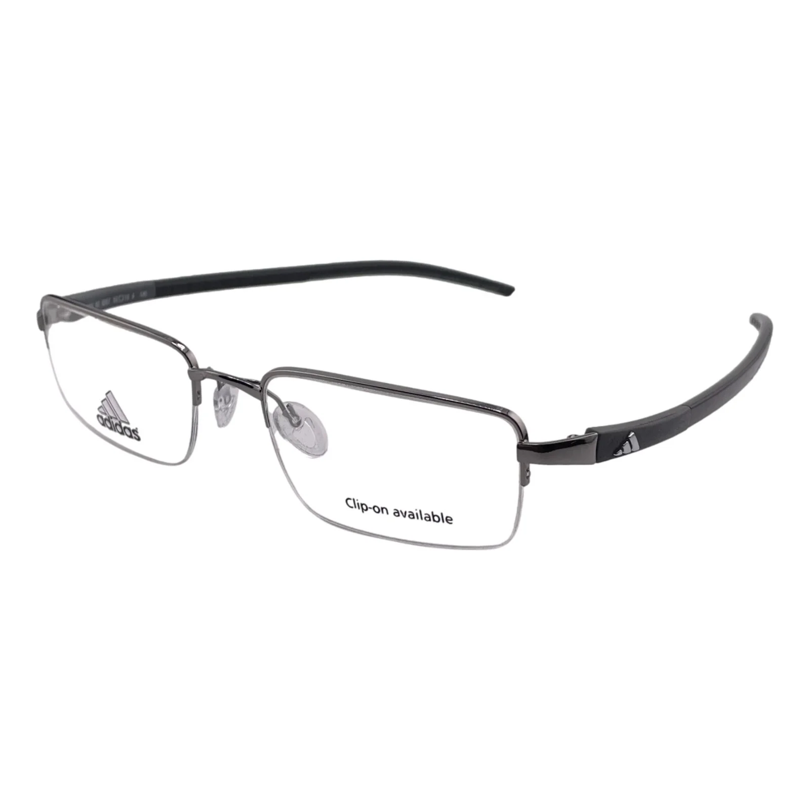 Adidas A629 Gunmetal Half Rim Eyeglasses Frames 52mm 19mm 145mm Made In Austria