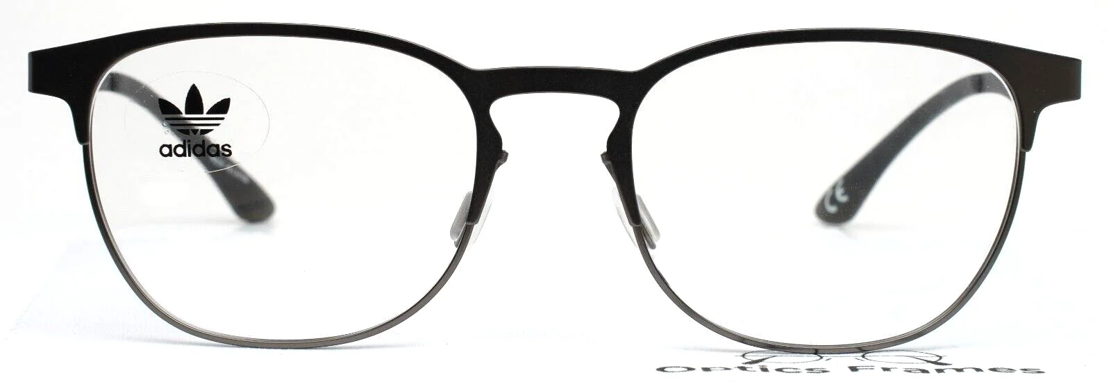 ADIDAS AOM003O.078 000 Gray Mens Oval Full Rim Eyeglasses 52-19-145 B:41 2