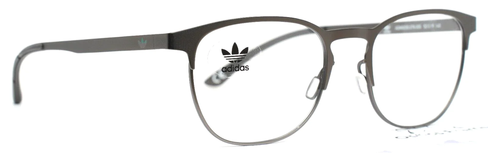 ADIDAS AOM003O.078 000 Gray Mens Oval Full Rim Eyeglasses 52-19-145 B:41 3