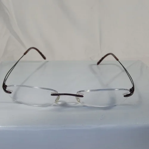 Adidas Red a744 40 6053 Youth Eyeglass Frames Brushed Silver Austria 17-35-120