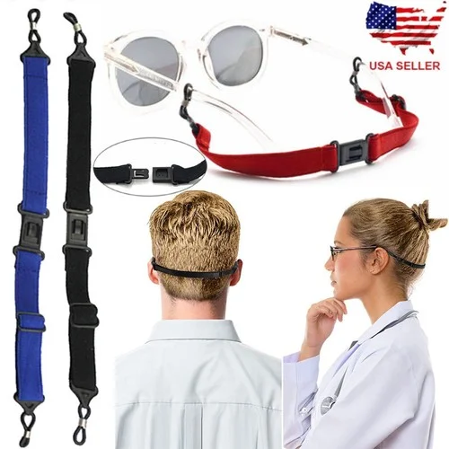 Adjustable Glasses Strap Anti-slip Eyeglasses Holder Eyewear Retainer for Sports
