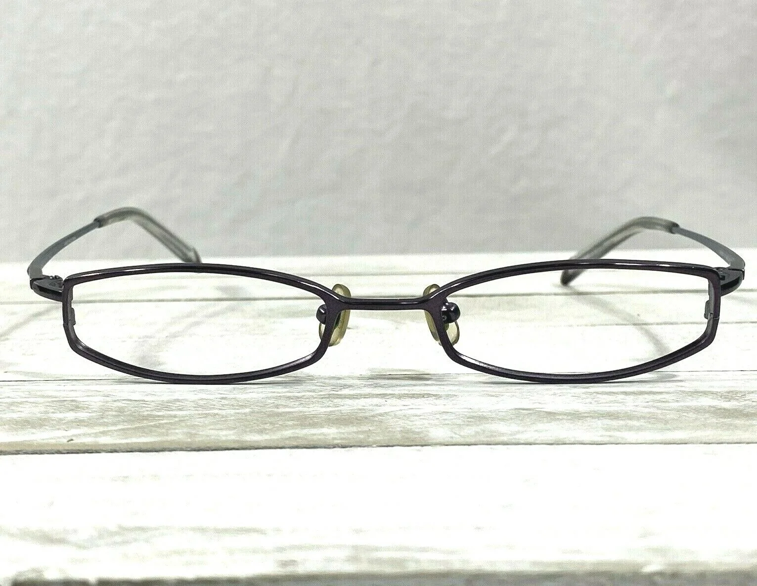 Adrienne Vittadini AV6083 Womens Eyeglass Frames Violet Silver 48▯19-130 3