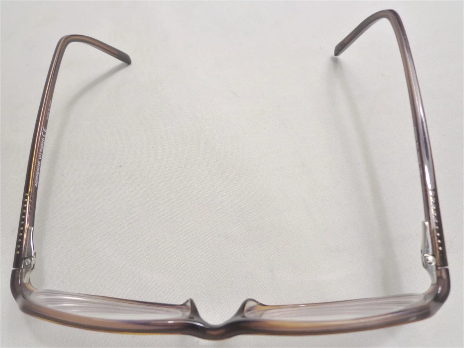 ADRIENNE VITTADINI AV7014 621 52-16-140 EYEGLASSES BROWN FULL RIM FRAMES 4