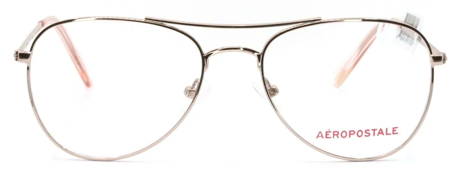 AEROPOSTALE AELO513 780 Rose Gold Womens Aviator Eyeglasses Frames 52-17-140 2
