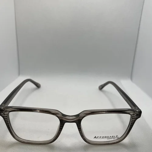Affordable Design 50/18 145 Dan Grey Unisex Adult Eyeglass Frames L6