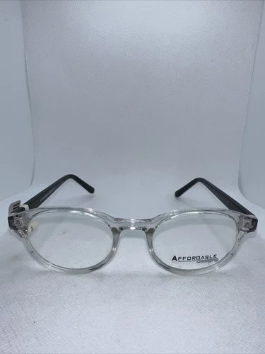 Affordable Design Crystal Black 47/19 135 Women Eyeglass Frames X69 Plastic 4