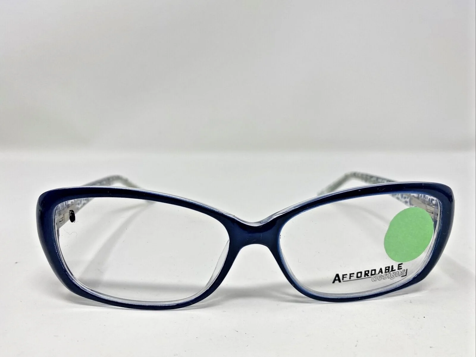 Affordable Designs Eyeglasses Frames 55-15-140 Tina Blue Full Rim ZL00