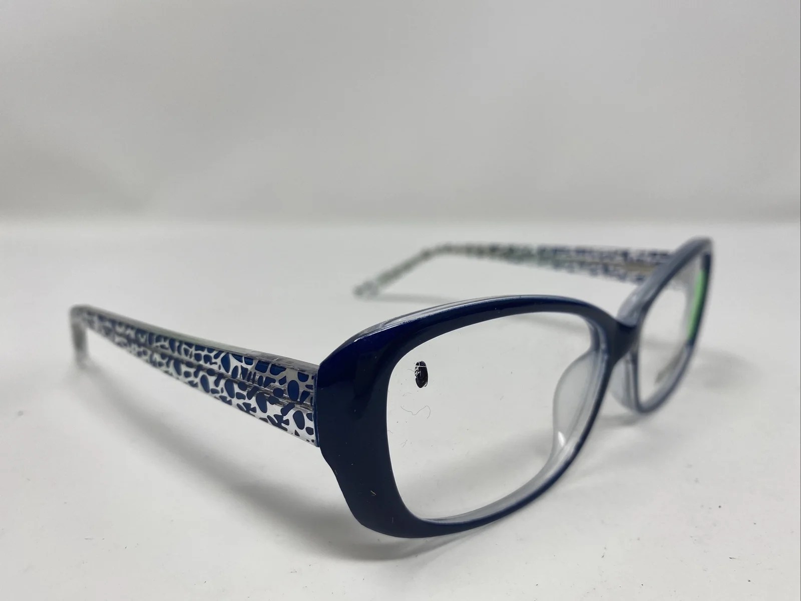 Affordable Designs Eyeglasses Frames 55-15-140 Tina Blue Full Rim ZL00 2