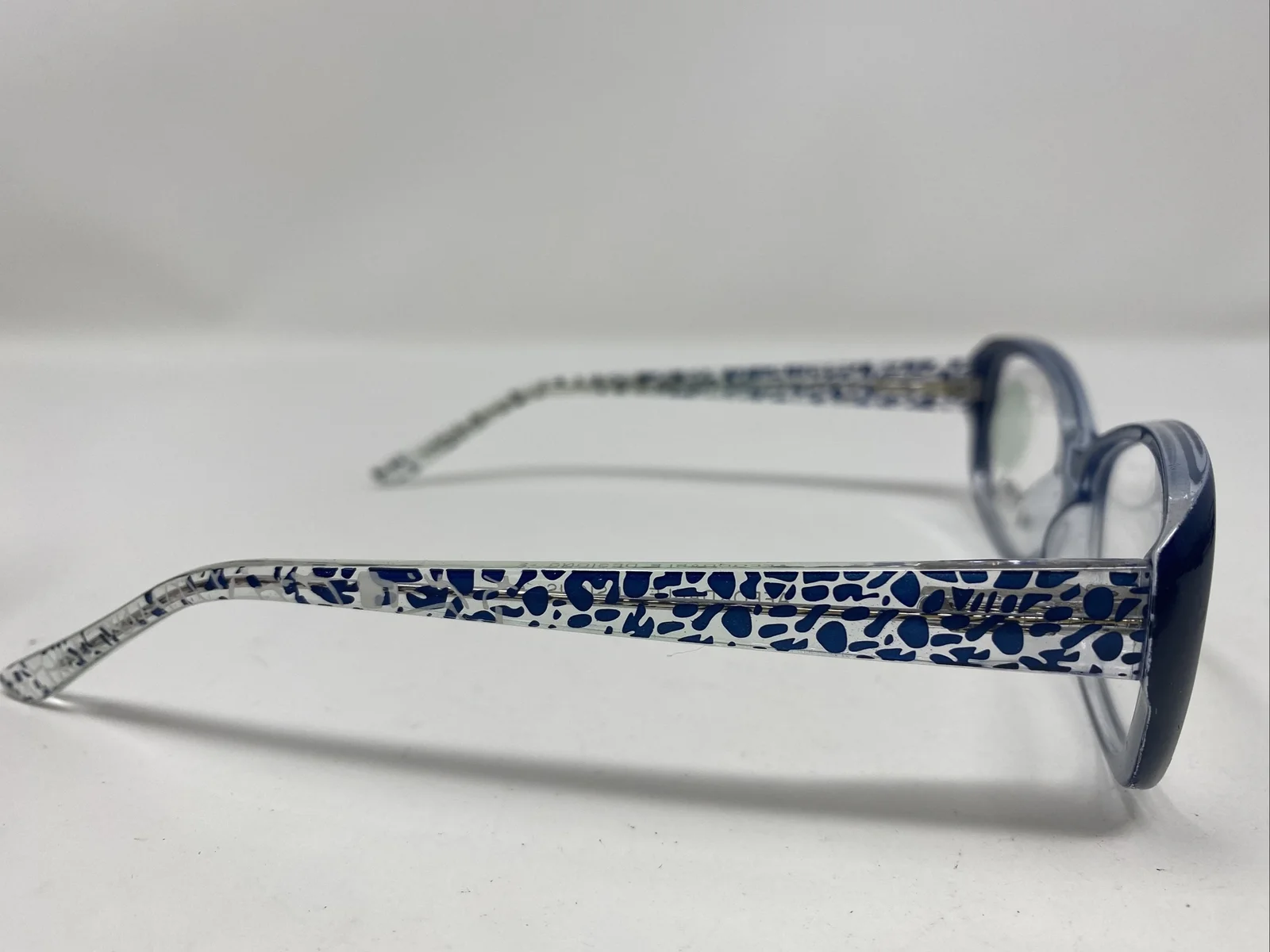 Affordable Designs Eyeglasses Frames 55-15-140 Tina Blue Full Rim ZL00 3