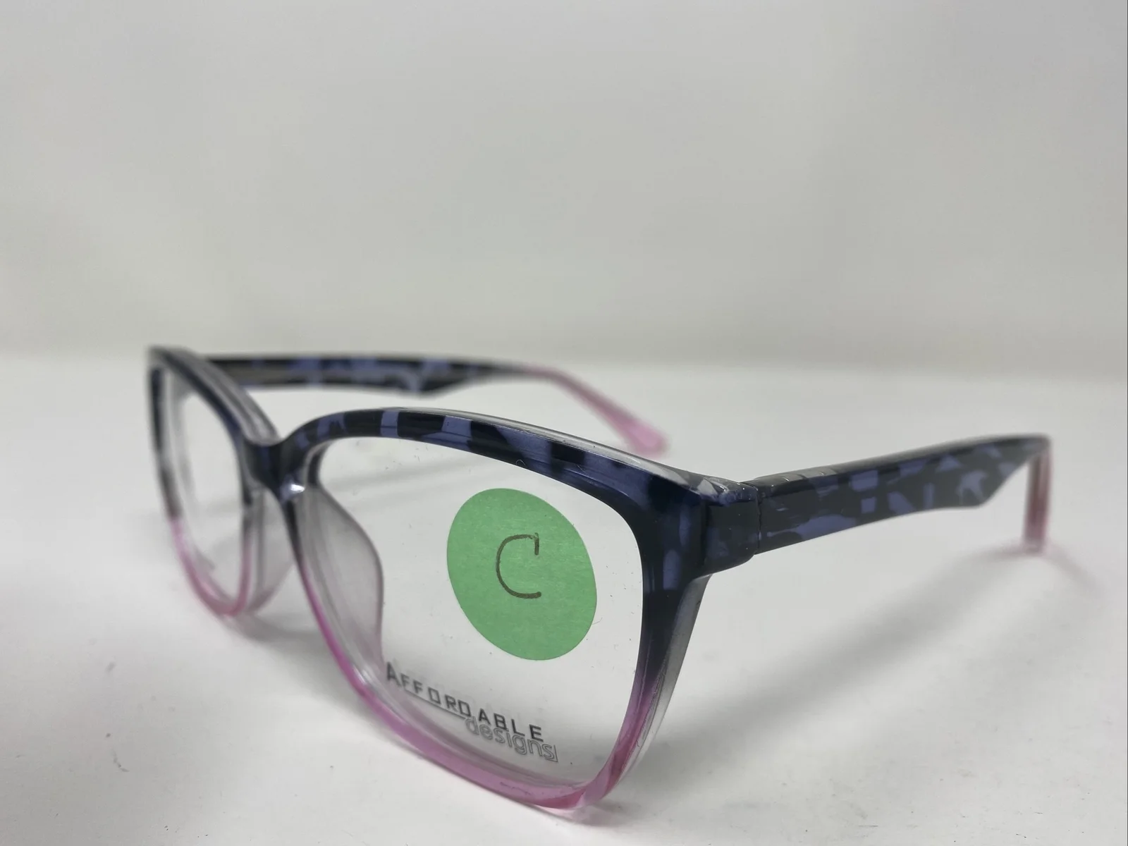 Affordable Designs Eyeglasses Frames 55-16-140 Sienna Blue Full Rim IF84 4
