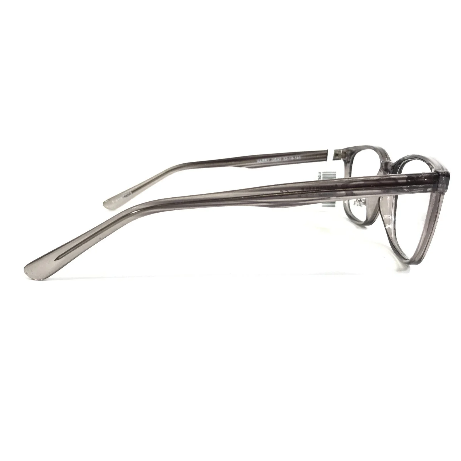Affordable Designs Eyeglasses Frames HARRY Gray Striped Horn Square 52-19-145 3