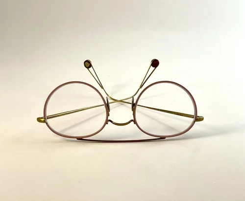 Ahlem Bastille Eyeglass Frames Pink Rose gold 2