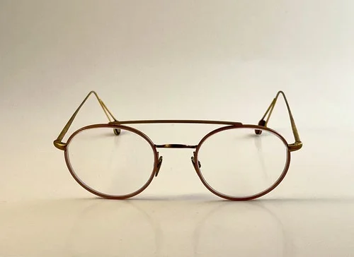 Ahlem Bastille Eyeglass Frames Pink Rose gold 3