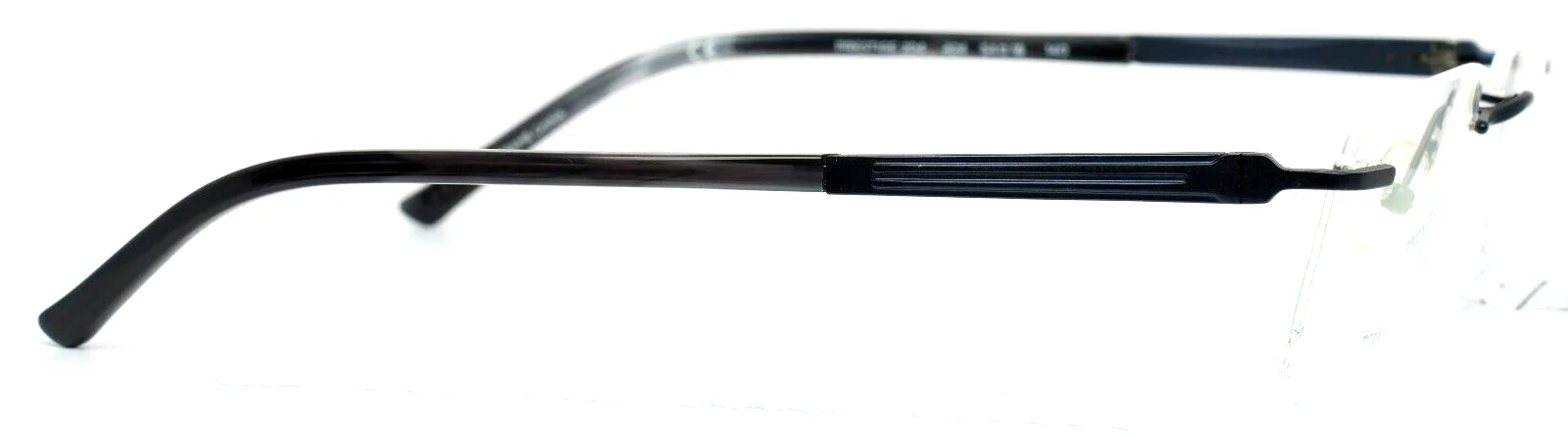 AIRLOCK Prestige 204 Blue Mens Rectangle Rimless Eyeglasses Frame 54-18-140 B:33 4