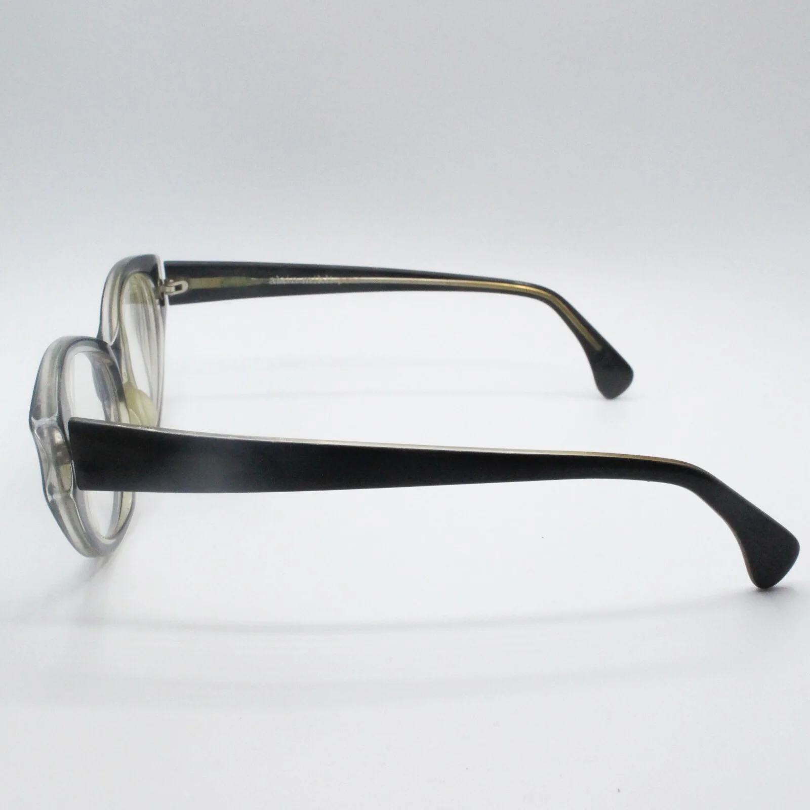 ALAIN MIKLI 0177 105 NARROW CHUNKY CAT EYE VINTAGE EYEGLASS FRAMES 3