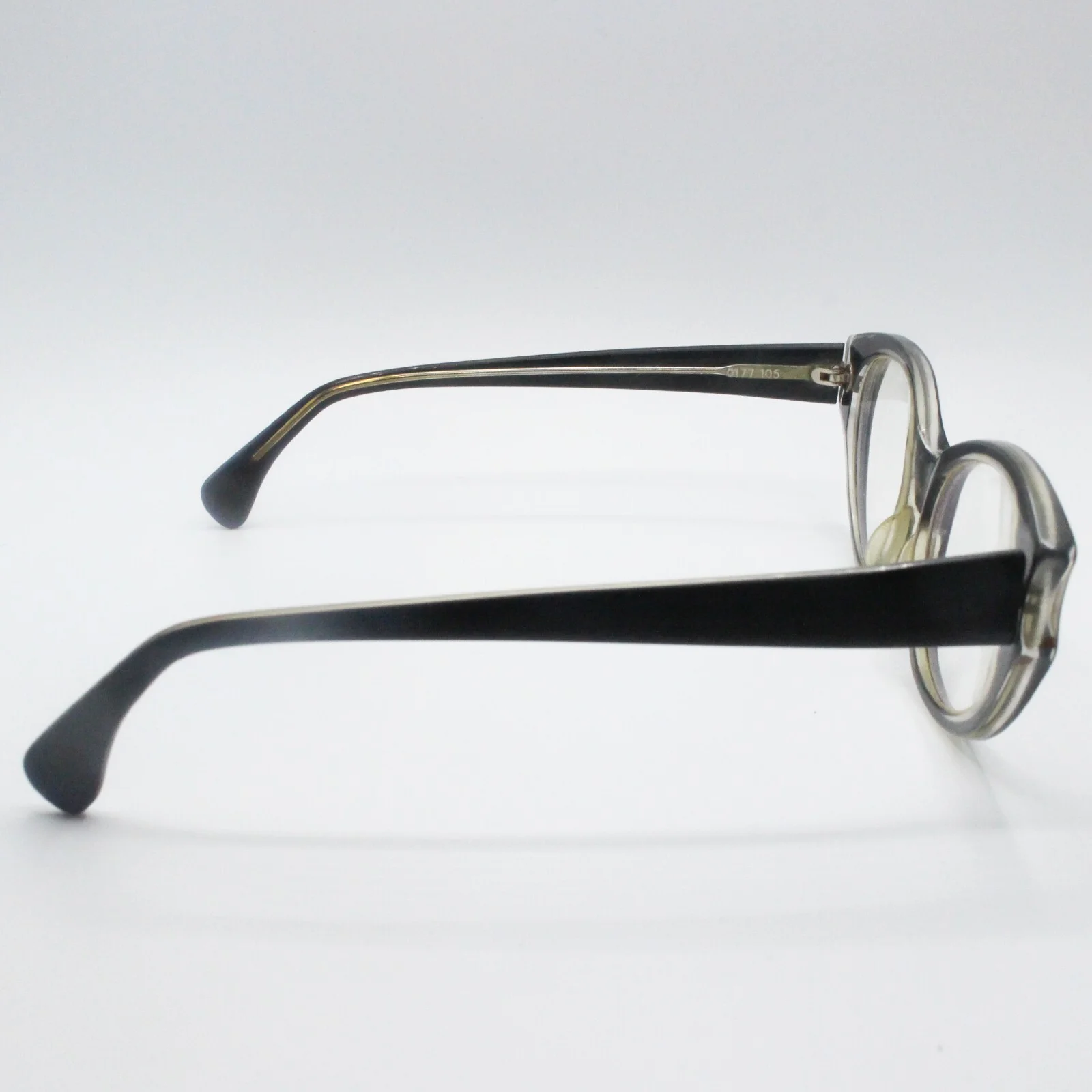 ALAIN MIKLI 0177 105 NARROW CHUNKY CAT EYE VINTAGE EYEGLASS FRAMES 4