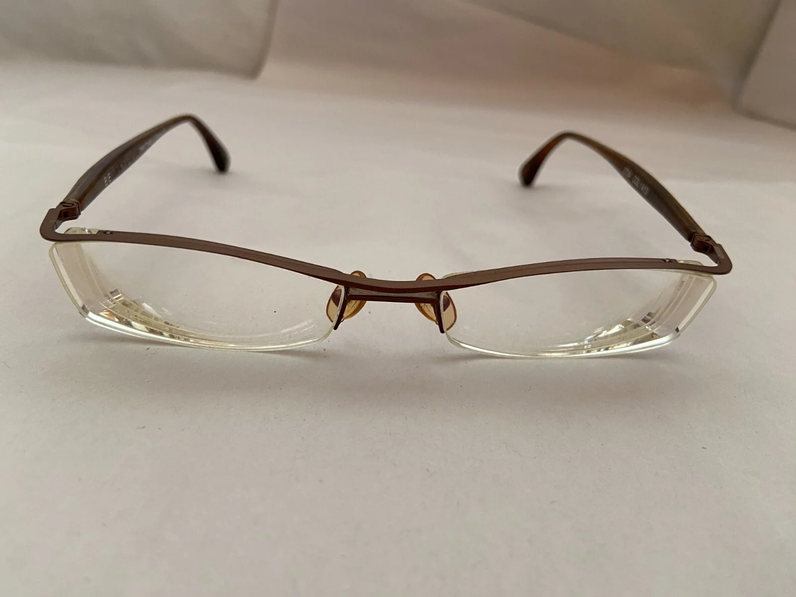 ALAIN MIKLI 2704 col 1413 EYEGLASS FRAMES FRANCE HALF RIM
