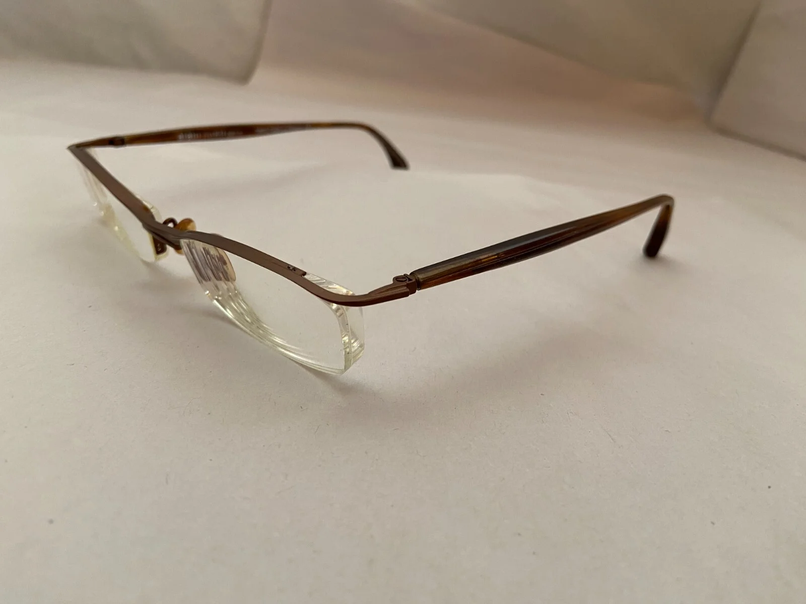 ALAIN MIKLI 2704 col 1413 EYEGLASS FRAMES FRANCE HALF RIM 2