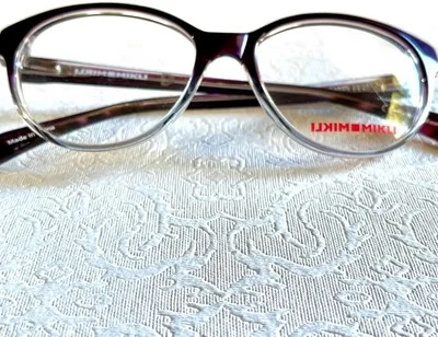 ALAIN MIKLI EYEGLASS FRAMES ~ 1219 AMFLEX ~ PURPLE CO1N ~ 54-17-145 ~ READY 4 RX