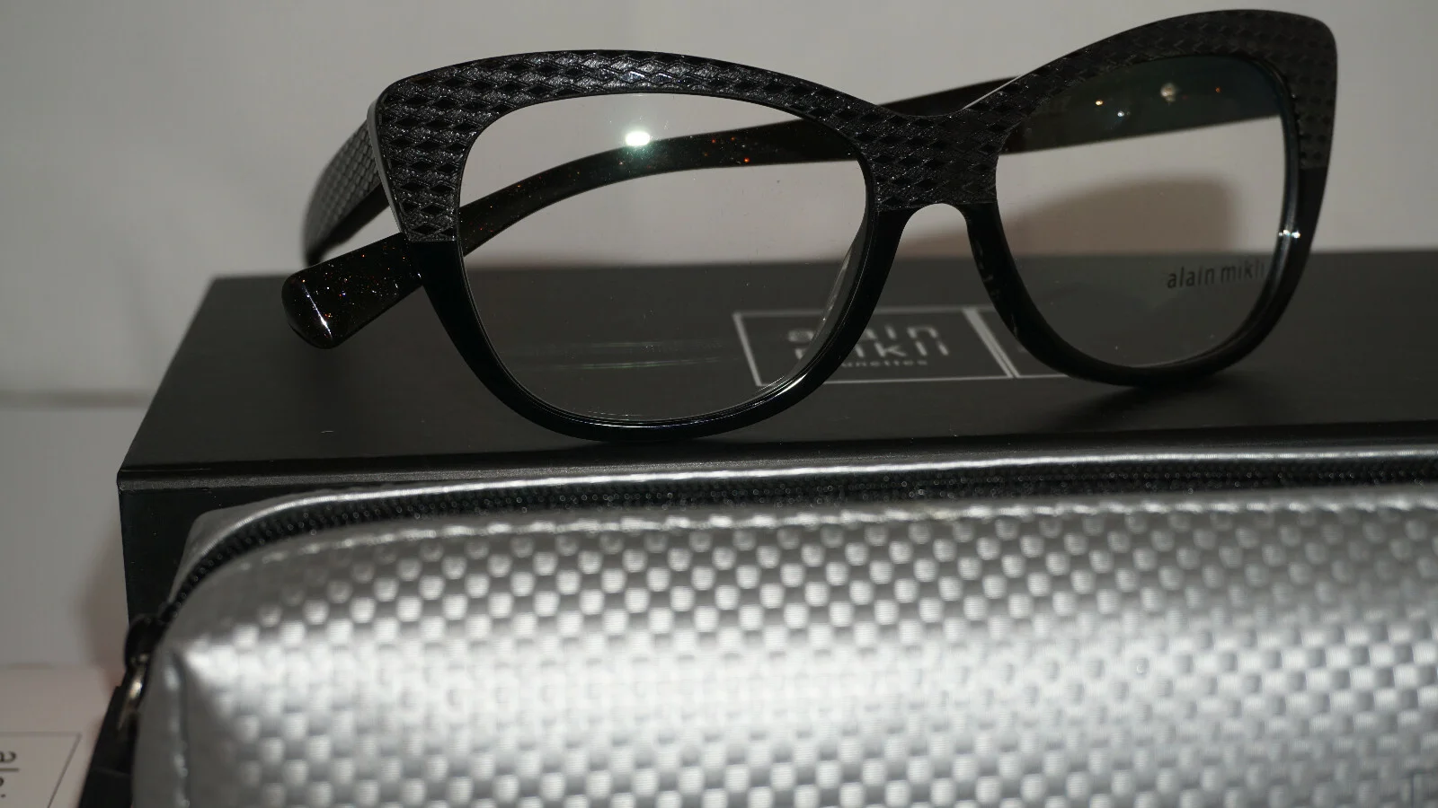 Alain Mikli Eyeglasses Blue Havana Horn A01346M B0J2 52 15 145 Italy