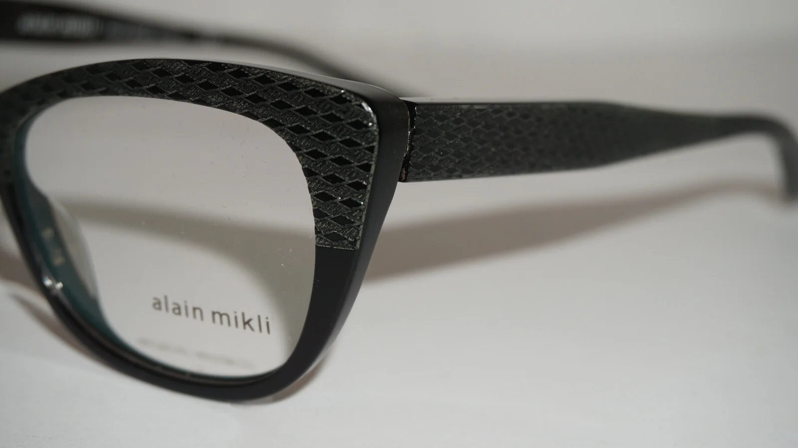 Alain Mikli Eyeglasses Blue Havana Horn A01346M B0J2 52 15 145 Italy 4