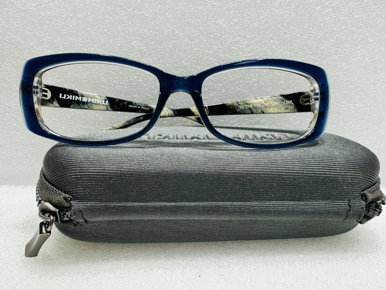 ALAIN MIKLI ML 1261 Cool Womens Eyeglasses Frames 55/16-135 France NO LENSES