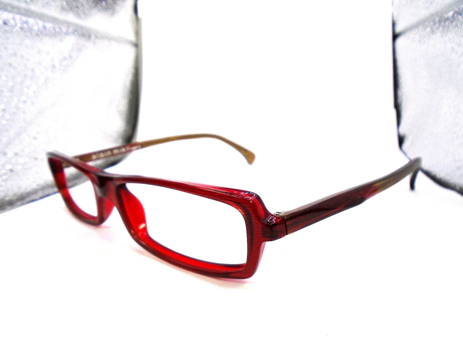 Alain Mikli Paris 1767 Col. 2517 Red/Glitter Womens Designer Eyeglasses Frames 2