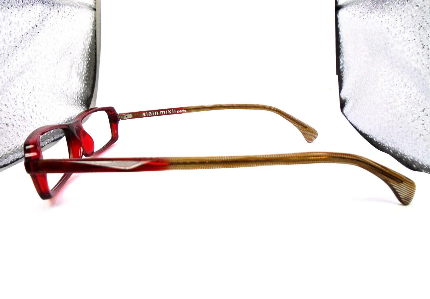 Alain Mikli Paris 1767 Col. 2517 Red/Glitter Womens Designer Eyeglasses Frames 4