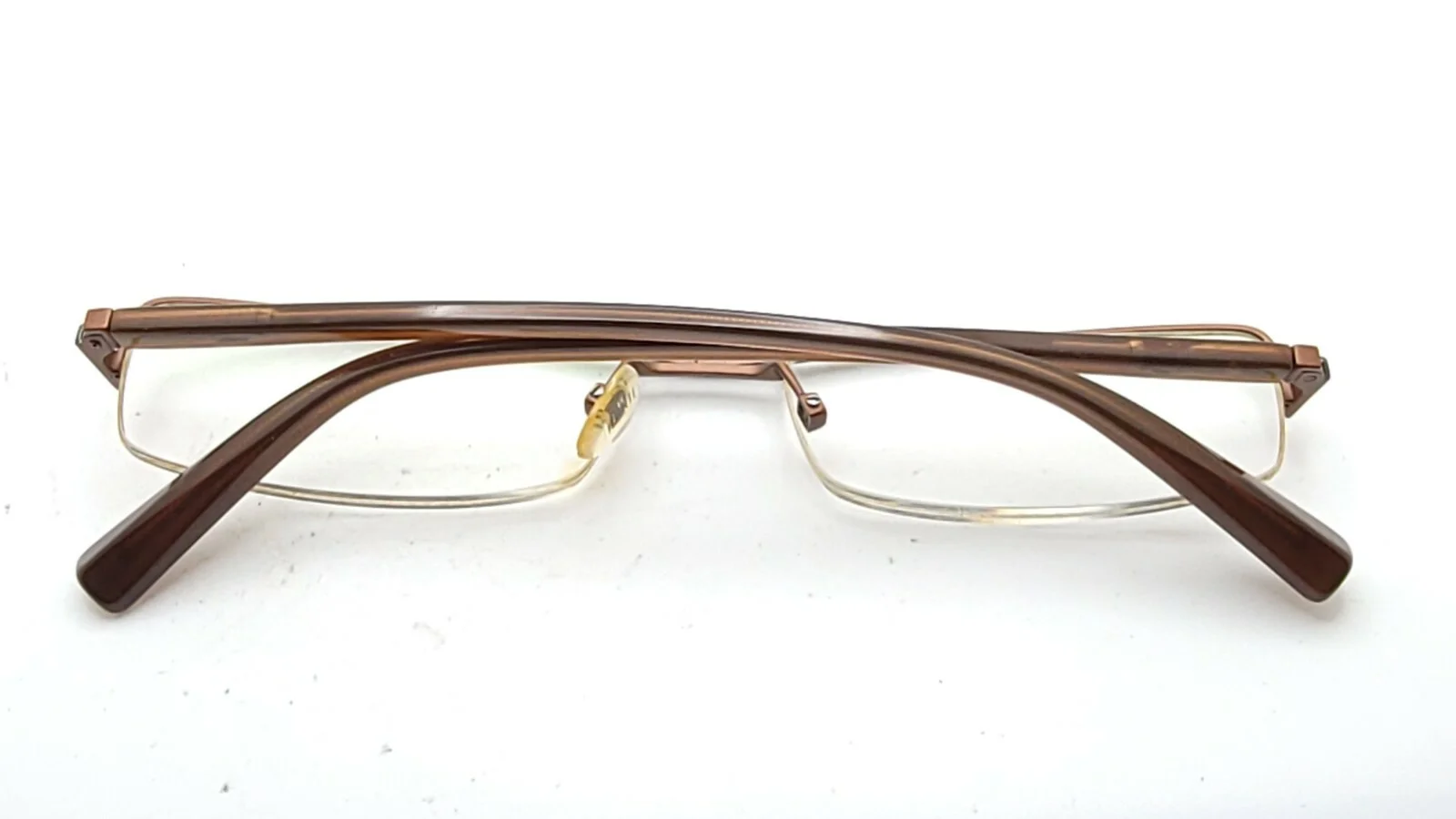 Alain Mikli Paris AO416-06 Brown Blue Half Rim Rectangle Eyeglasses 56-18 140 3