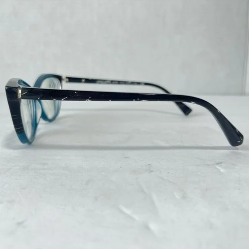 Alain Mikli Paris Blue & Black Cateye Eyeglasses A03067 Magnified Lenses Italy 4