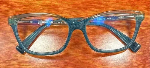 Alain Mikli Paris Women’s Brown Turquoise Eyeglass Frames A03037 53-15 140 Italy
