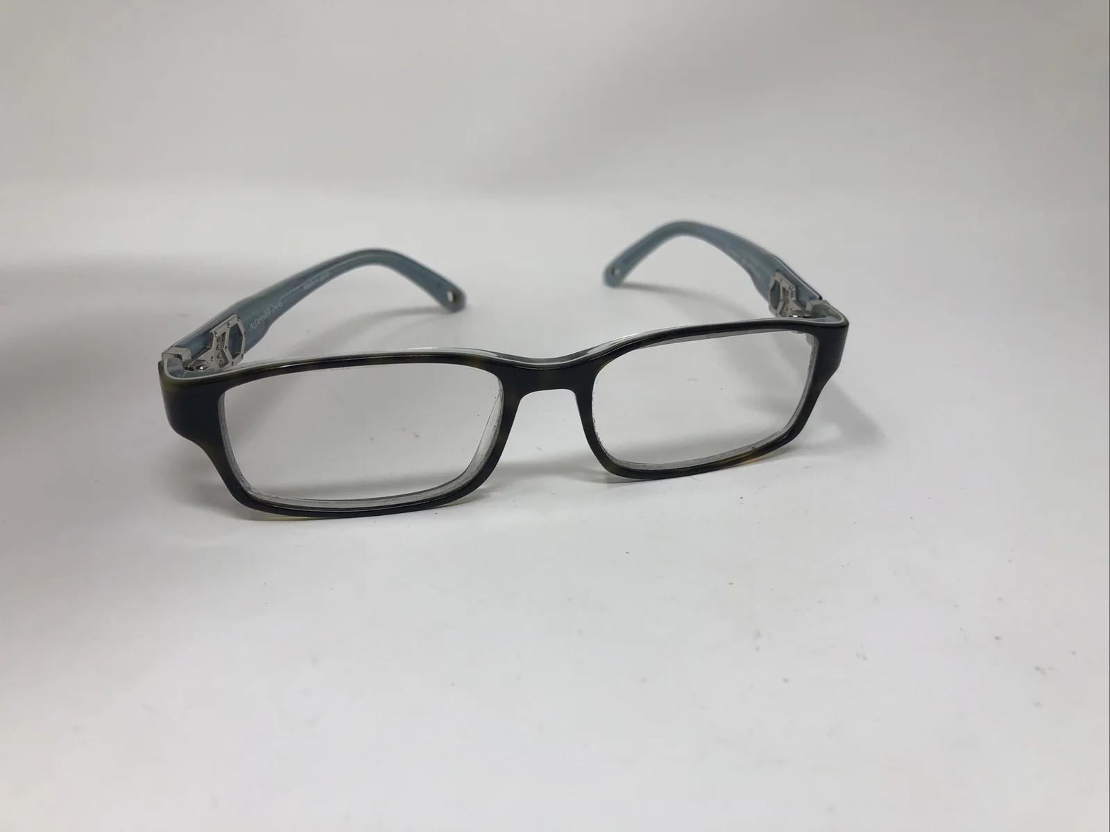 ALEXANDER DAAS EYEGLASSES FRAME FOUNDATION 47-15-135 TORTOISE BLUE 4692 3