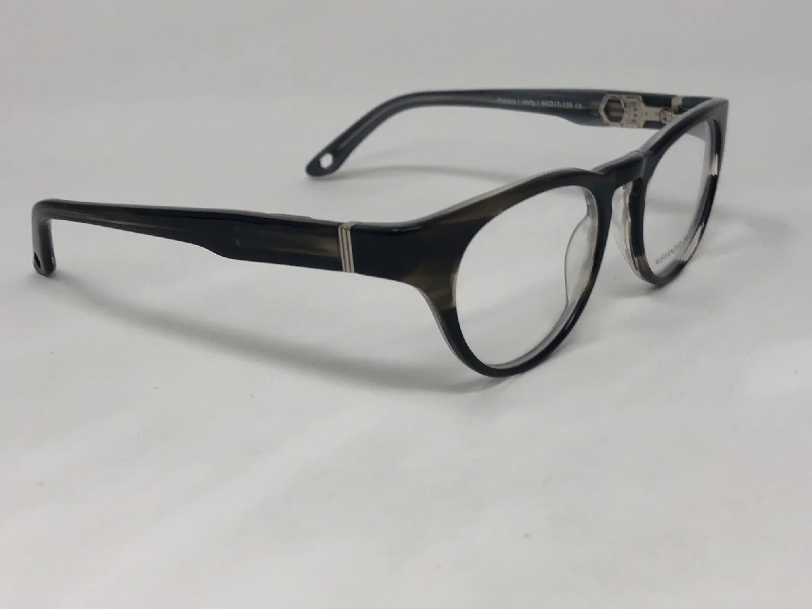 ALEXANDER DAAS “POTRERO” Eyeglasses Frame Japan 44-17-135 Grey Clear Marble NW11 3