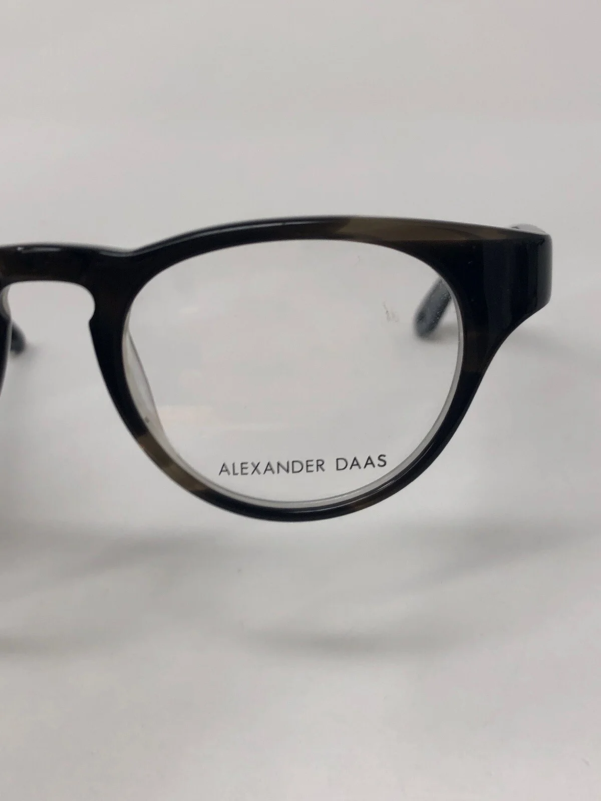 ALEXANDER DAAS “POTRERO” Eyeglasses Frame Japan 44-17-135 Grey Clear Marble NW11 4