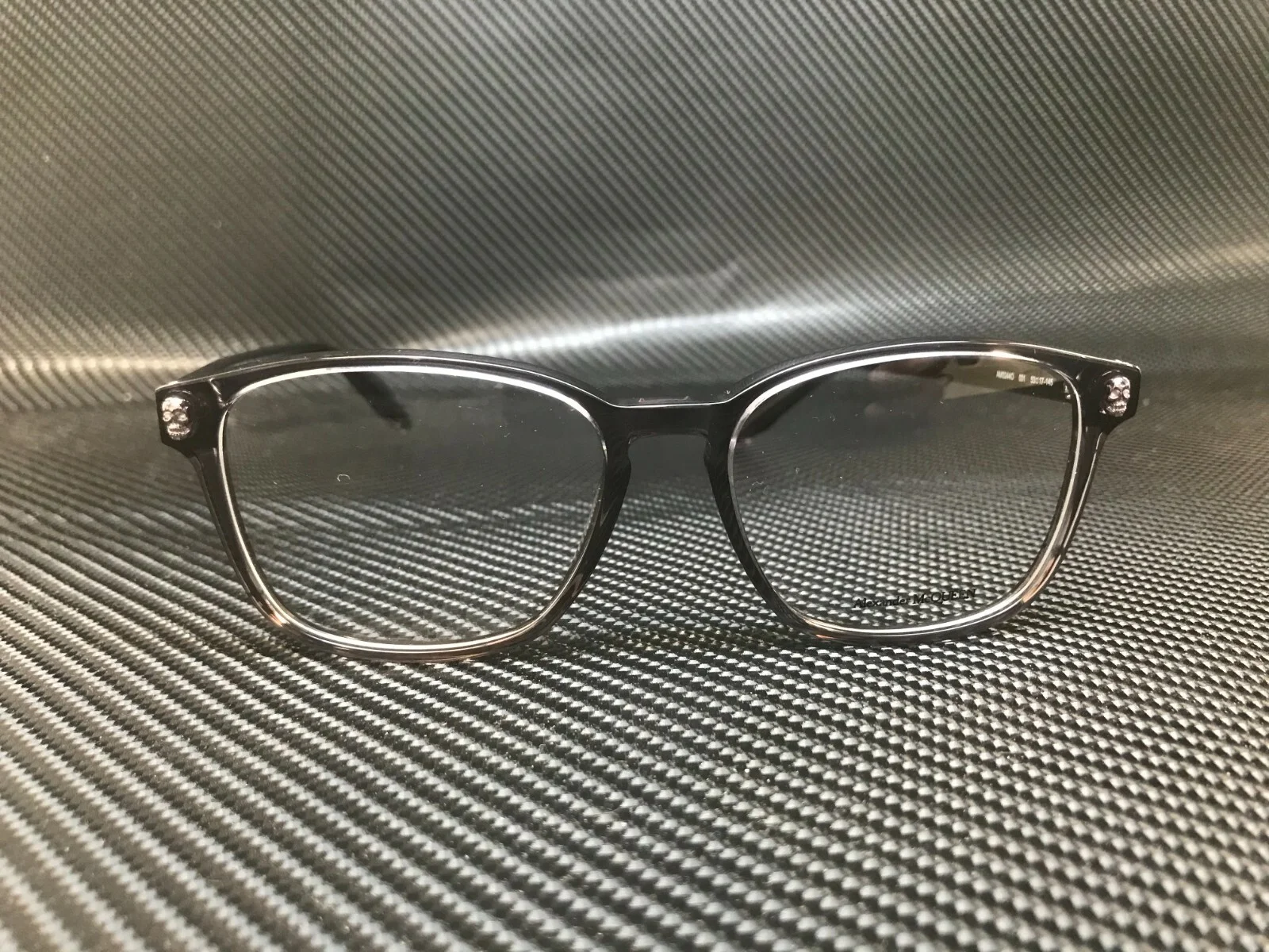 ALEXANDER MCQUEEN AM0244O 001 Grey Square Rectangle Men 2
