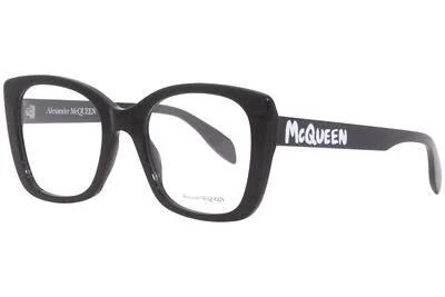 Alexander McQueen AM03510 001 Eyeglasses Frame Women