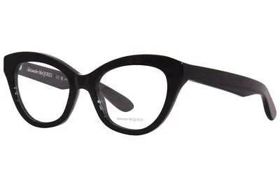 Alexander McQueen AM0395O 001 Eyeglasses Women